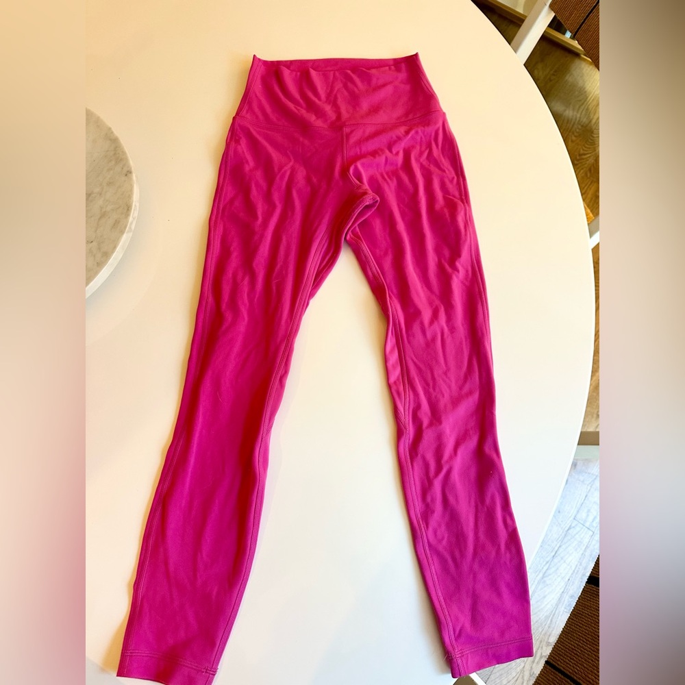 Size 4 Hot Pink Lululemon Leggings